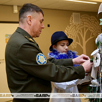 Представители командования ВВС и войск ПВО приняли участие в акции «Наши дети» 