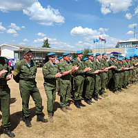 Открытие   чемпионата Республики Беларусь по парашютному спорту ветеранов-парашютистов