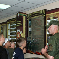 Экскурсия для воспитанников военно-патриотического лагеря
