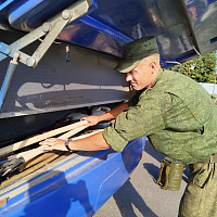Военнослужащие 30 ождбр выехали в Лельчицы помогать ликвидировать последствия непогоды