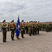 Военная присяга первокурсников военного факультета в БГУ