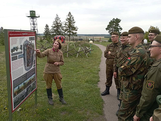 В рамках мероприятий военно-патриотического воспитания 
