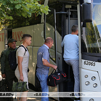 С военнообязанными территориальных войск Московского района Минска проходит учебный сбор