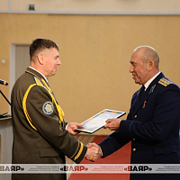 Генерал-майор Андрей Лукьянович поздравил военнослужащих с 24-летием со дня образования командования ВВС и войск ПВО