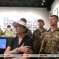 Военнослужащие Республики Казахстан посетили мемориальный комплекс «Хатынь»