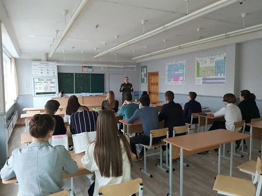 В рамках профориентационной работы