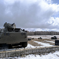 Подготовка к состязаниям на лучший экипаж механизированных подразделений