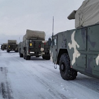 Совершили марш