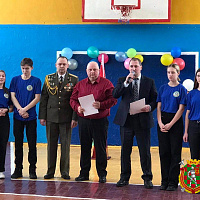 В Ходосовской базовой школе открылся военно-патриотический класс