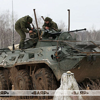 Подготовка к состязаниям на лучшего командира, наводчика, водителя БТР-82А СЗОК