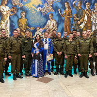 Военнослужащие 361 боо (ЦОВУ) приняли участие в торжественном собрании, посвященном Дню народного единства