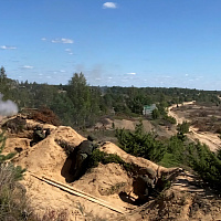 Ротное тактическое учение с одним из механизированных подразделений 6 омбр