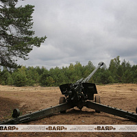 Полевой выход 350-й группы артиллерии 6 омбр и 111 абр