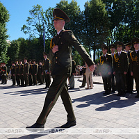 На военном факультете в Белорусском государственном университете прошел 17-й выпуск офицеров