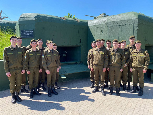 Военнослужащие 50 саб посетили историко-культурный комплекс «Линия Сталина»