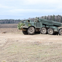 Контрольные занятия с воинскими частями и подразделениями ракетных войск и артиллерии
