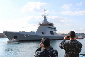 На верфи в Конкарно спущен на воду последний патрульный корабль OPV-87 для ВМС Аргентины