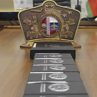 Чествование военнослужащих войск связи