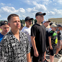 Открытие палаточного воспитательно-оздоровительного лагеря военно-патриотического профиля «Гвардейцы 120-й»