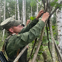 Занятия по боевой подготовке с разведчиками