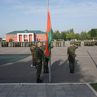 Церемония прощания с Боевым знаменем