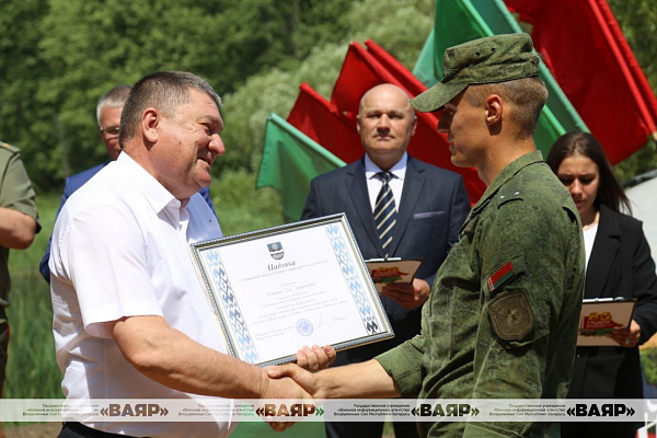 Открытие моста через реку Можа в населенном пункте Ухвала