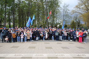 В столичном парке Победы сегодня проходят праздничные мероприятия, приуроченные ко Дню труда