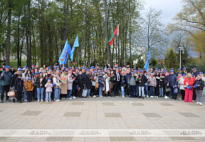 В столичном парке Победы сегодня проходят праздничные мероприятия, приуроченные ко Дню труда