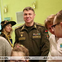 Представители командования ВВС и войск ПВО приняли участие в акции «Наши дети» 