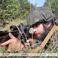 Военнослужащие 6 омбр несут службу на блокпостах