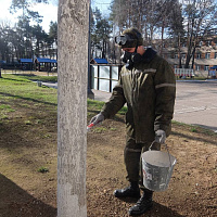 Военнослужащие 361 боо (ЦОВУ) приняли участие в республиканском субботнике