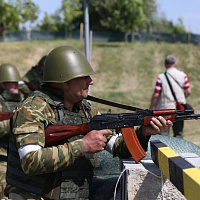 Завершающий этап командно-штабного учебного сбора с территориальными войсками