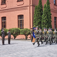 На военном факультете в БГУ состоялся очередной выпуск офицеров