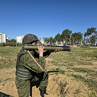 Контрольное тактическое занятие в 38 одшбр