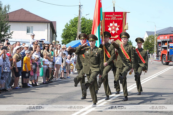 Масштабная акция «Марш Победы», посвященная 80-летию Великой Победы, завершает свой путь в Смолевичах