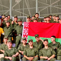 Гвардейцы на футболе