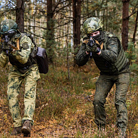 Занятия по тактике с курсантами Военной академии