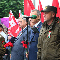 Митинг, посвящённый Дню освобождения города Слонима от немецко-фашистских захватчиков