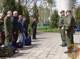 Учебный сбор военнообязанных запаса территориальных войск Минского района