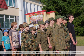 На базе 120 омбр состоялось открытие спортивно-патриотического лагеря «Гвардейцы»