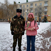 Цветы и искренние поздравления 