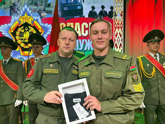 Чествование военнослужащих в 30 ождбр