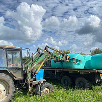 Военнослужащие 11 омбр оказывают помощь аграриям