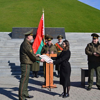 Чествование военнослужащих Минской военной комендатуры, выслуживших установленные сроки службы
