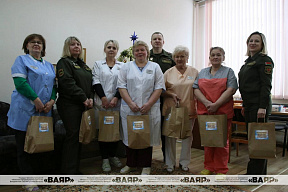 Военнослужащие 127 брс приняли участие в акции «От всей души»