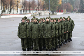 В Вооруженных Силах Республики Беларусь продолжается осенняя призывная кампания