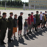  На базе 120 омбр завершилась первая смена военно-патриотического лагеря «Гвардейцы»