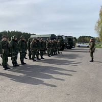 Занятия по огневой подготовке с военнослужащими нового пополнения