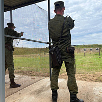 С офицерами 12 шпс 72 ОУЦ прошли занятия по огневой подготовке