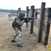 Продолжаются занятия по тактико-специальной подготовке с брестскими гвардейцами